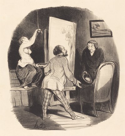 Vaikea asema tekijältä Honoré Daumier