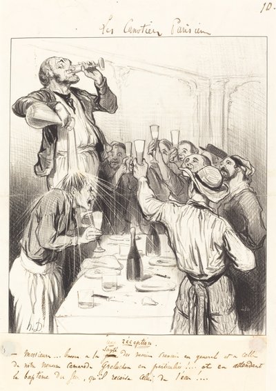 Vastaanotto tekijältä Honoré Daumier