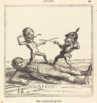 Epämiellyttävä Tilanne tekijältä Honoré Daumier
