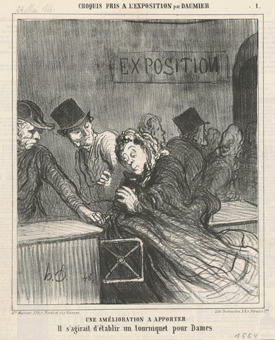 Tehtävä parannus tekijältä Honoré Daumier