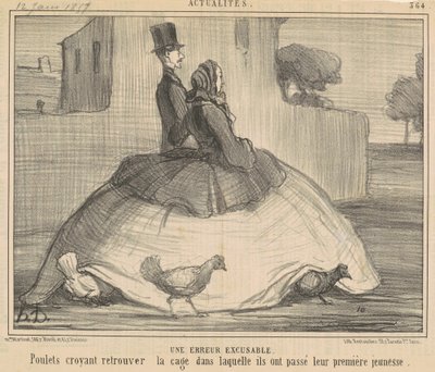 Anteeksianteellinen virhe tekijältä Honoré Daumier