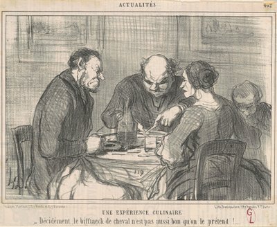 Kulinaarinen kokemus tekijältä Honoré Daumier