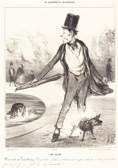 Kello yksi tekijältä Honoré Daumier