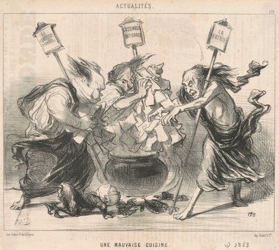 Huono keittiö tekijältä Honoré Daumier