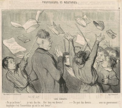 Mellakka tekijältä Honoré Daumier