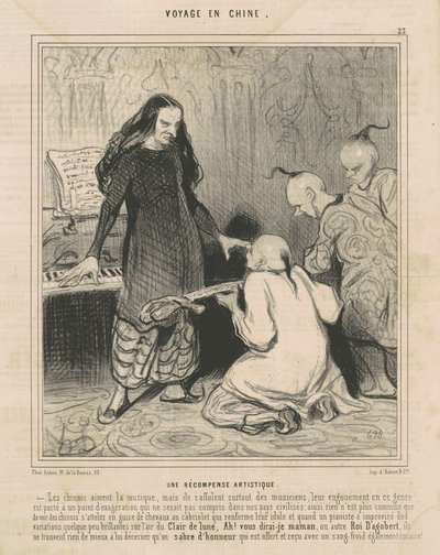 Taiteellinen palkinto tekijältä Honoré Daumier