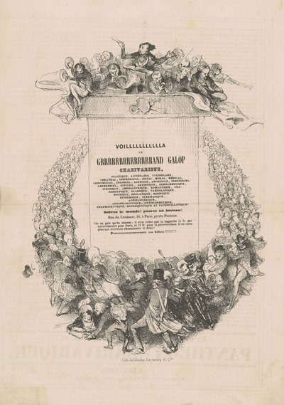 VOILLLLLLLLLLLA LE GRRRRRRRRRRRRRRAND galop charivarique tekijältä Honoré Daumier