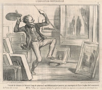 Viimeisen siveltimenvedon jälkeen... tekijältä Honoré Daumier