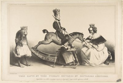 Very Haughty and Very Mighty Legitimist Brats, helmikuu 1834. tekijältä Honoré Daumier