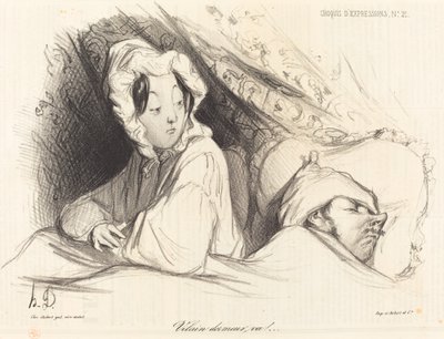 Tuhma nukkuja, mene! tekijältä Honoré Daumier
