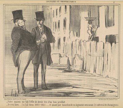 Kotisi saa minut tuntemaan, että minun on... tekijältä Honoré Daumier
