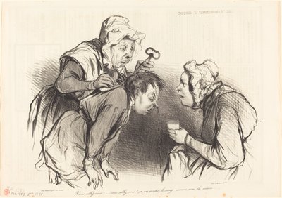Näet!... se pysäyttää veren... tekijältä Honoré Daumier