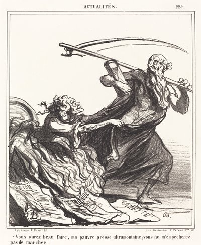 Mitä tahansa teetkin, huono lehdistöni... tekijältä Honoré Daumier