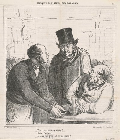 Et ota mitään? tekijältä Honoré Daumier