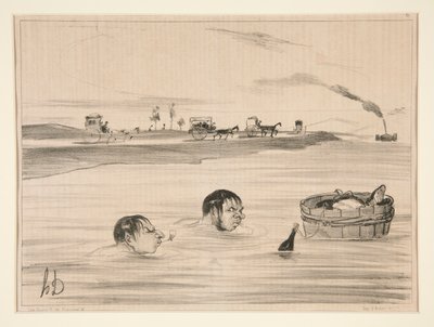 Matka St. Cloudiin tekijältä Honoré Daumier
