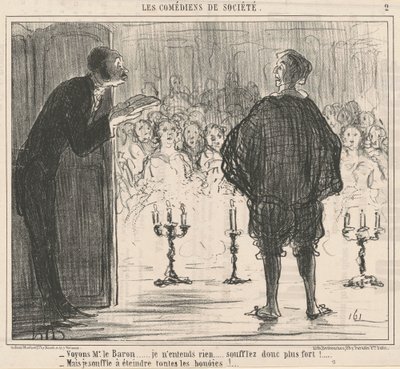 Katsotaanpa herra Baronia... tekijältä Honoré Daumier