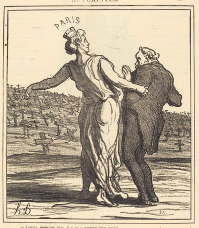 Katsotaanpa, herra Réac... tekijältä Honoré Daumier