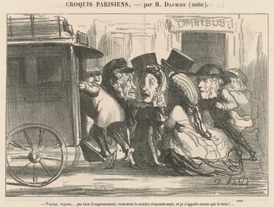 Katsotaan... ei niin innokas... tekijältä Honoré Daumier