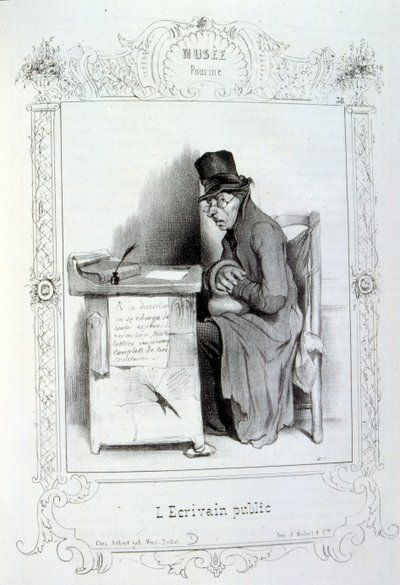 kuvituksia ideoista ja legendoista Philipon otsikolla Les Cent ja Robert Macaire tekijältä Honoré Daumier