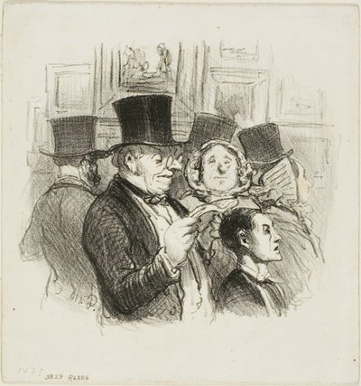 Vierailu salongissa tekijältä Honoré Victorin Daumier