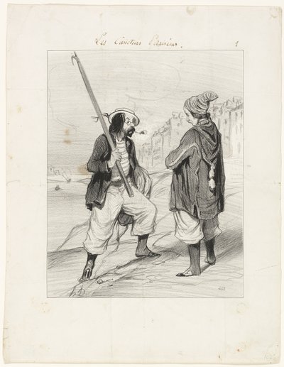 All Right Rigobert, My Old Friend..., levy yksi Les Canotiers Parisiens -elokuvasta. tekijältä Honoré Victorin Daumier