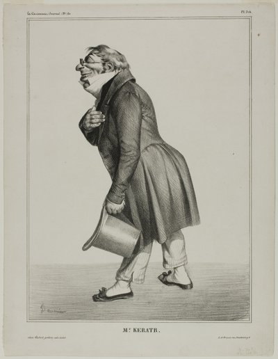 Auguste-Hilarion, kreivi de Kératryn kreivi tekijältä Honoré Victorin Daumier