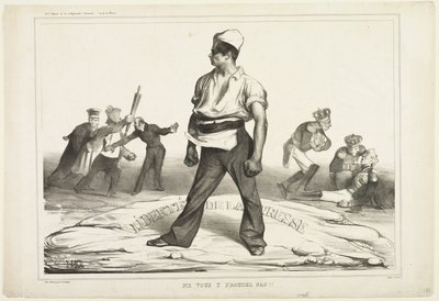 Älä sekaannu siihen!, levy 20 tekijältä Honoré Victorin Daumier