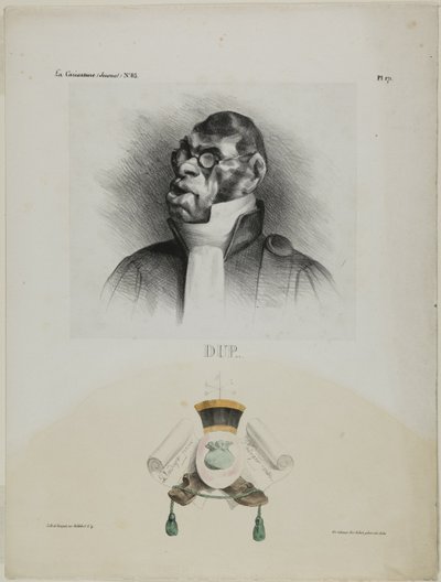 Dup..., levy 171 sarjasta Cartooning Celebrities (Sarjakuvajulkkikset) tekijältä Honoré Victorin Daumier