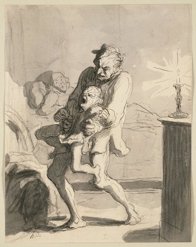 Isällinen kuri tekijältä Honoré Victorin Daumier