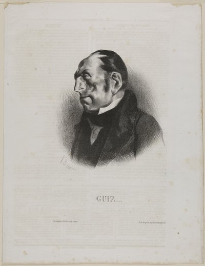 Guiz.... tekijältä Honoré Victorin Daumier