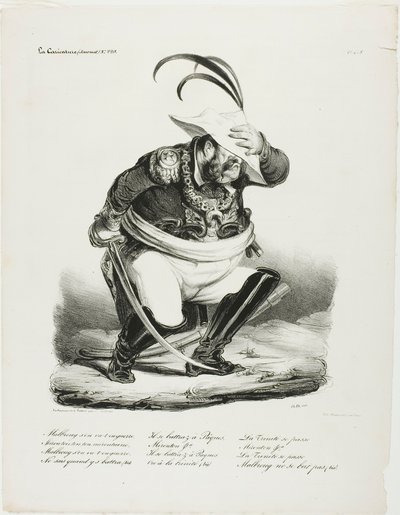 Malbroug lähtee sotaan... tekijältä Honoré Victorin Daumier