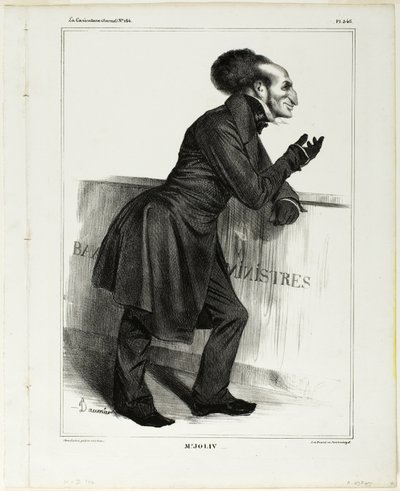 Herra Joliv...., levy 346 sarjasta Sarjakuvajulkkikset tekijältä Honoré Victorin Daumier