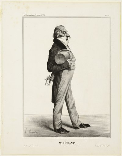 Mr. Sébast ...., levy 281 sarjasta Sarjakuvajulkkikset tekijältä Honoré Victorin Daumier