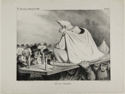 Irrallinen pää, kilpi 427 tekijältä Honoré Victorin Daumier