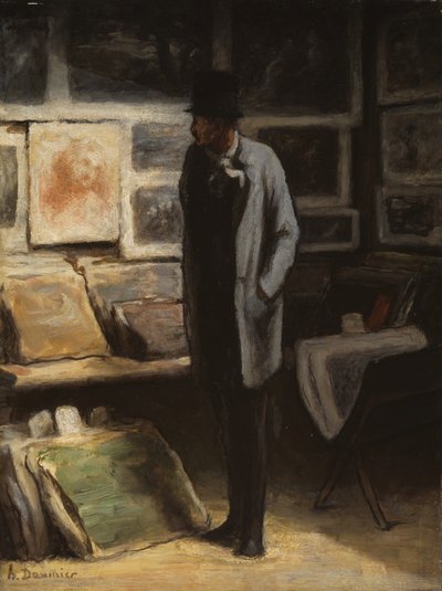 Tulosteiden keräilijä tekijältä Honoré Victorin Daumier