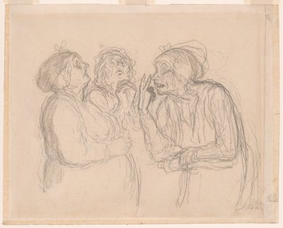 Kolme juorua tekijältä Honoré Victorin Daumier