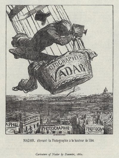 Nadar nostaa valokuvauksen taiteen tasolle tekijältä Honore (after) Daumier