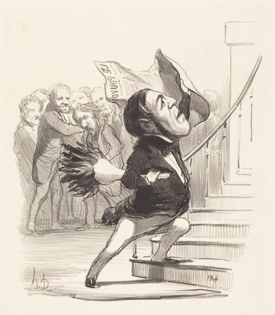 A. Granier de Cassagnac tekijältä Honoré Daumier