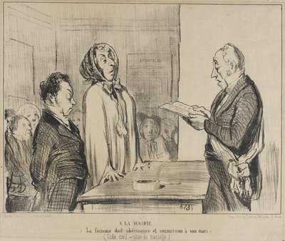 Kaupungintalolla... tekijältä Honoré Daumier