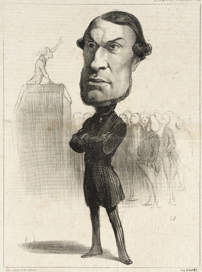 Achille Fould tekijältä Honoré Daumier
