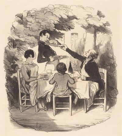 Ah! se on tuore... mutta olet niin poika... tekijältä Honoré Daumier