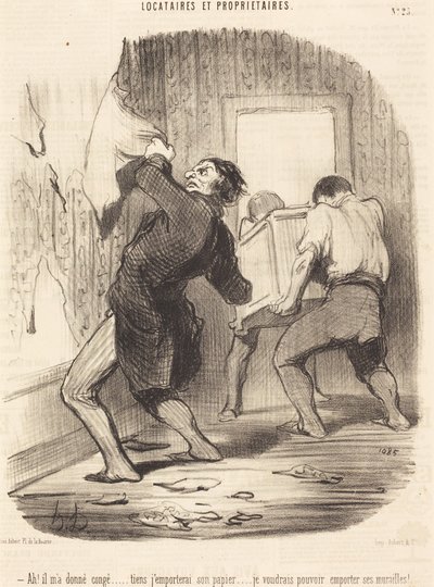Ah! Hän antoi minulle potkut... tekijältä Honoré Daumier
