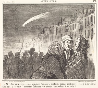 Ah!... komeetat... tekijältä Honoré Daumier
