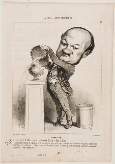 Altaroche tekijältä Honoré Daumier