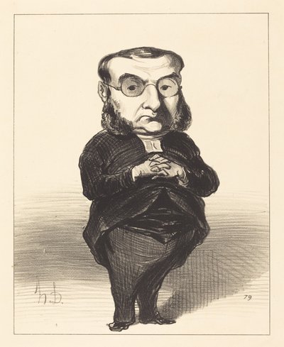 Ath. L. Charles Coquerel tekijältä Honoré Daumier