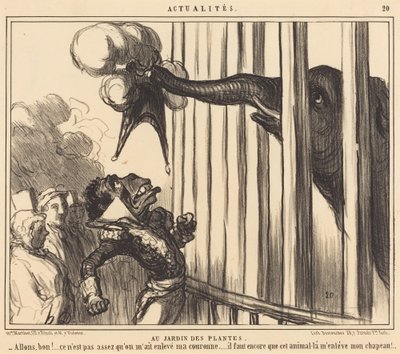 Jardin des Plantesissa tekijältä Honoré Daumier