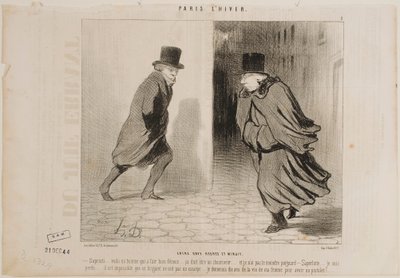Kello 11:n ja keskiyön välillä tekijältä Honoré Daumier