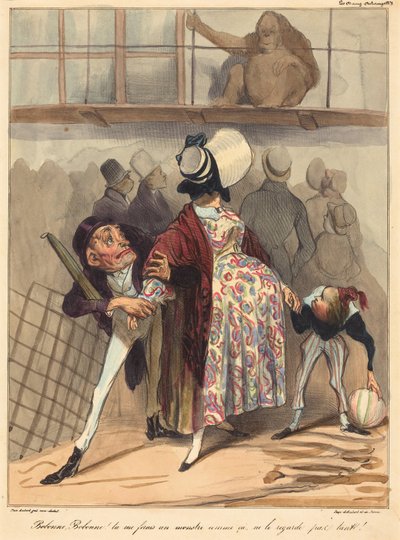 Bobonne... älä katso häntä niin pitkään! tekijältä Honoré Daumier