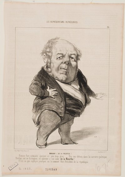 Boulay (de la Meurthe) tekijältä Honoré Daumier