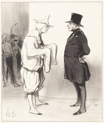 Outfielderin porkkana tekijältä Honoré Daumier